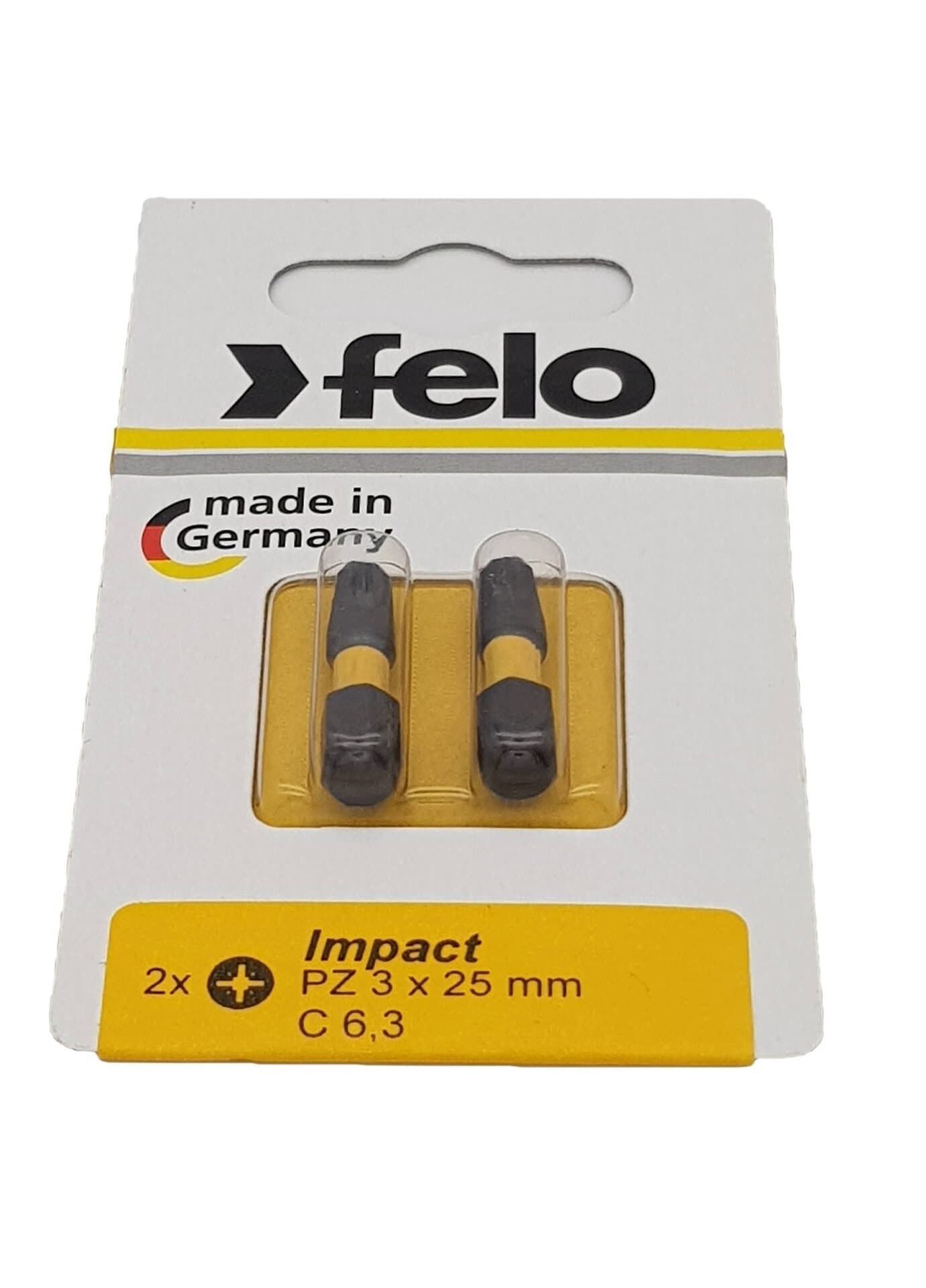 Felo Бита крестовая ударная серия Impact PZ 3X25,2 шт 02103241 — миниатюра 2