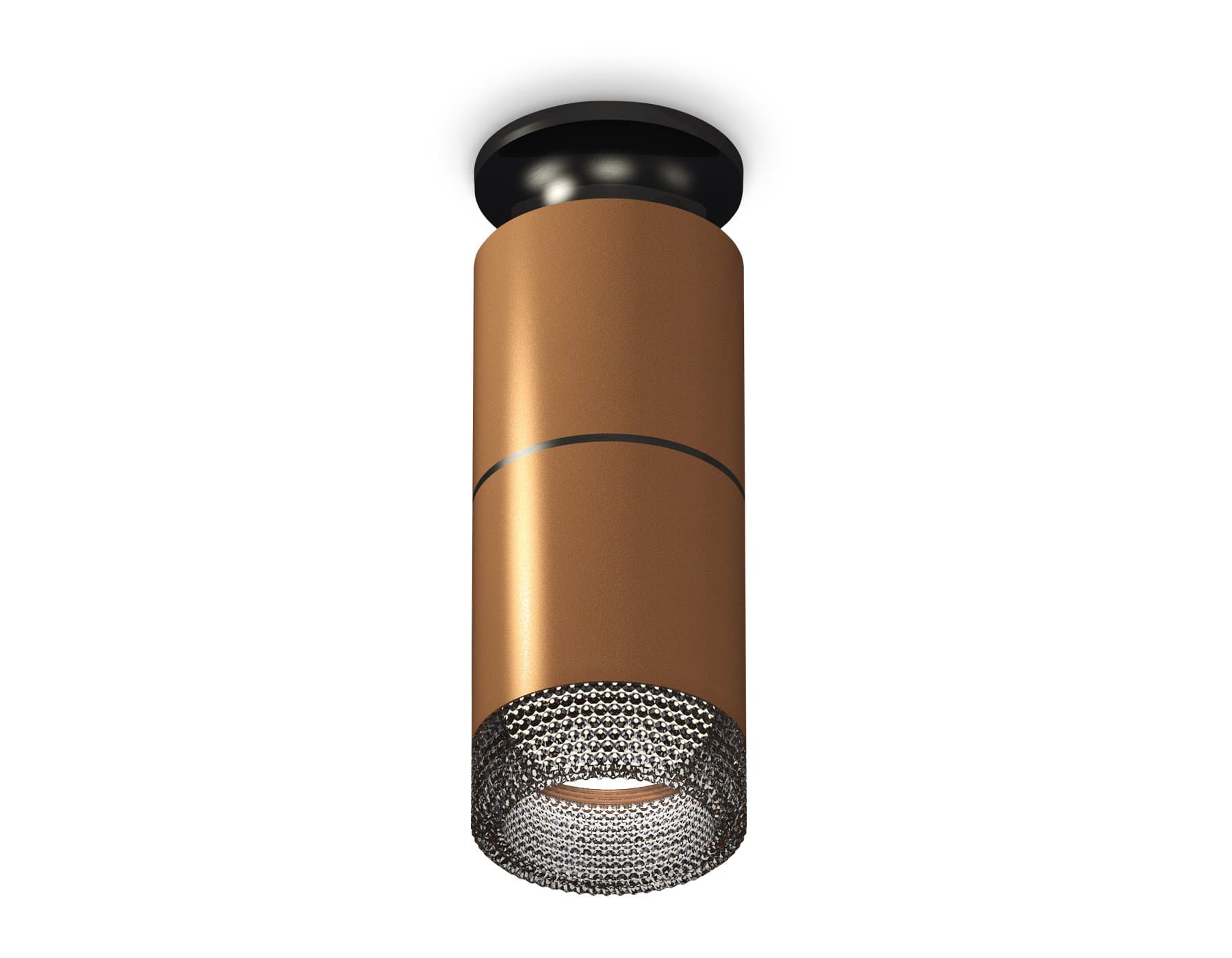 Ambrella Комплект накладного светильника XS6304171 SCF/PBK/BK кофе песок/черный полированный/тонированный MR16 GU5.3 (N6902, C6304, A2061, N6151) — миниатюра 1