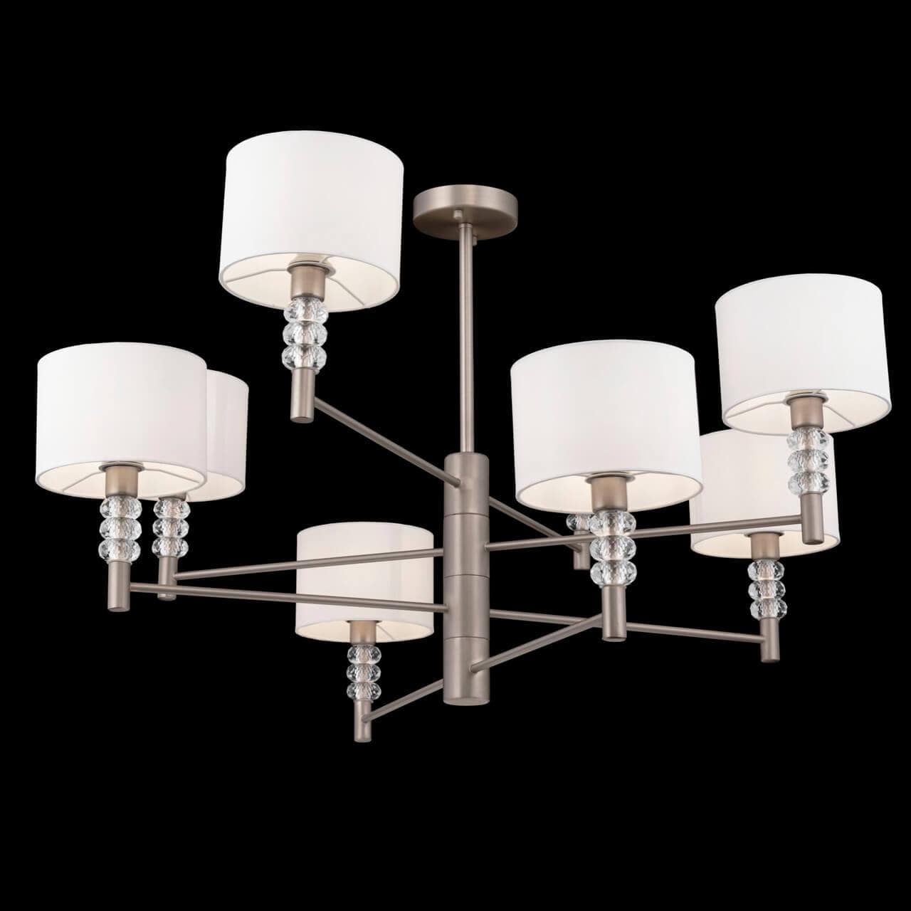 Maytoni Modern Lincoln Никель Люстра 8xE14 40W MOD527PL-08N — миниатюра 11