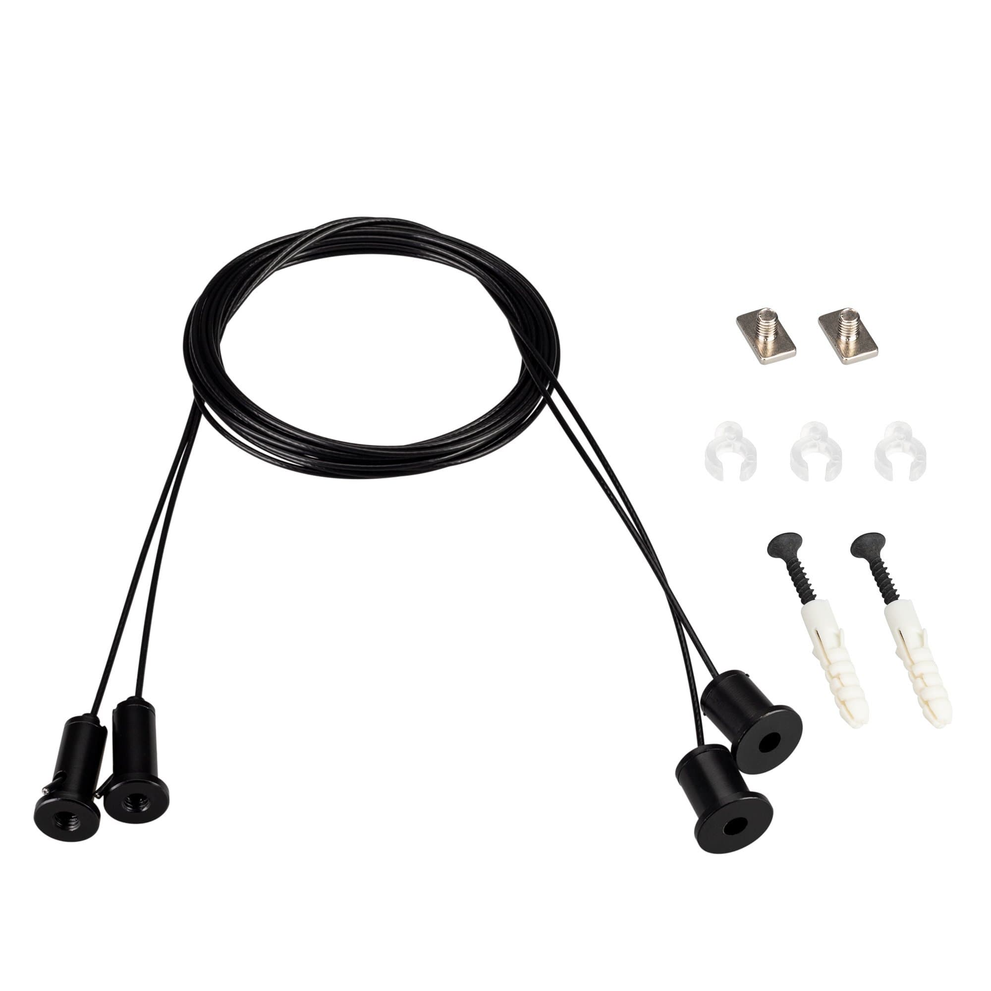 Arlight Подвес SL-LINE 2x2m Set (Pad 9x2mm) BLACK (Металл) 039187