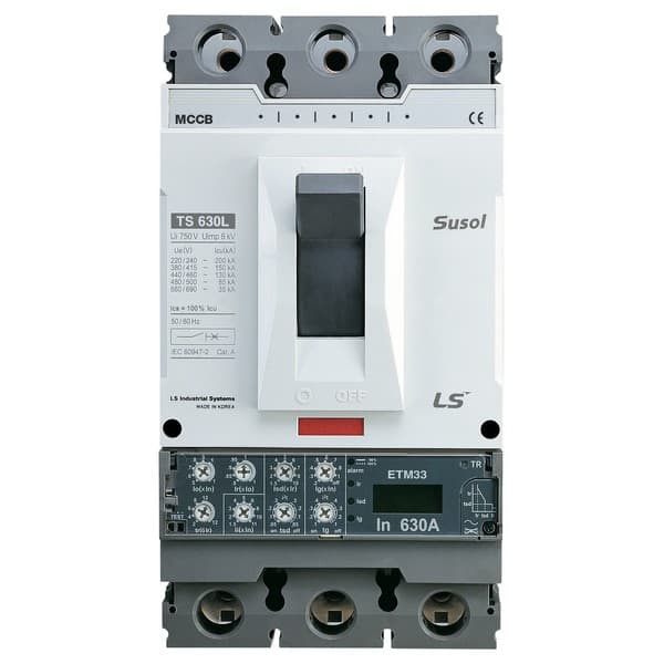 LSIS Автоматический выключатель TS630N (65kA) ETM33 630A 3P3T AC 0108016800