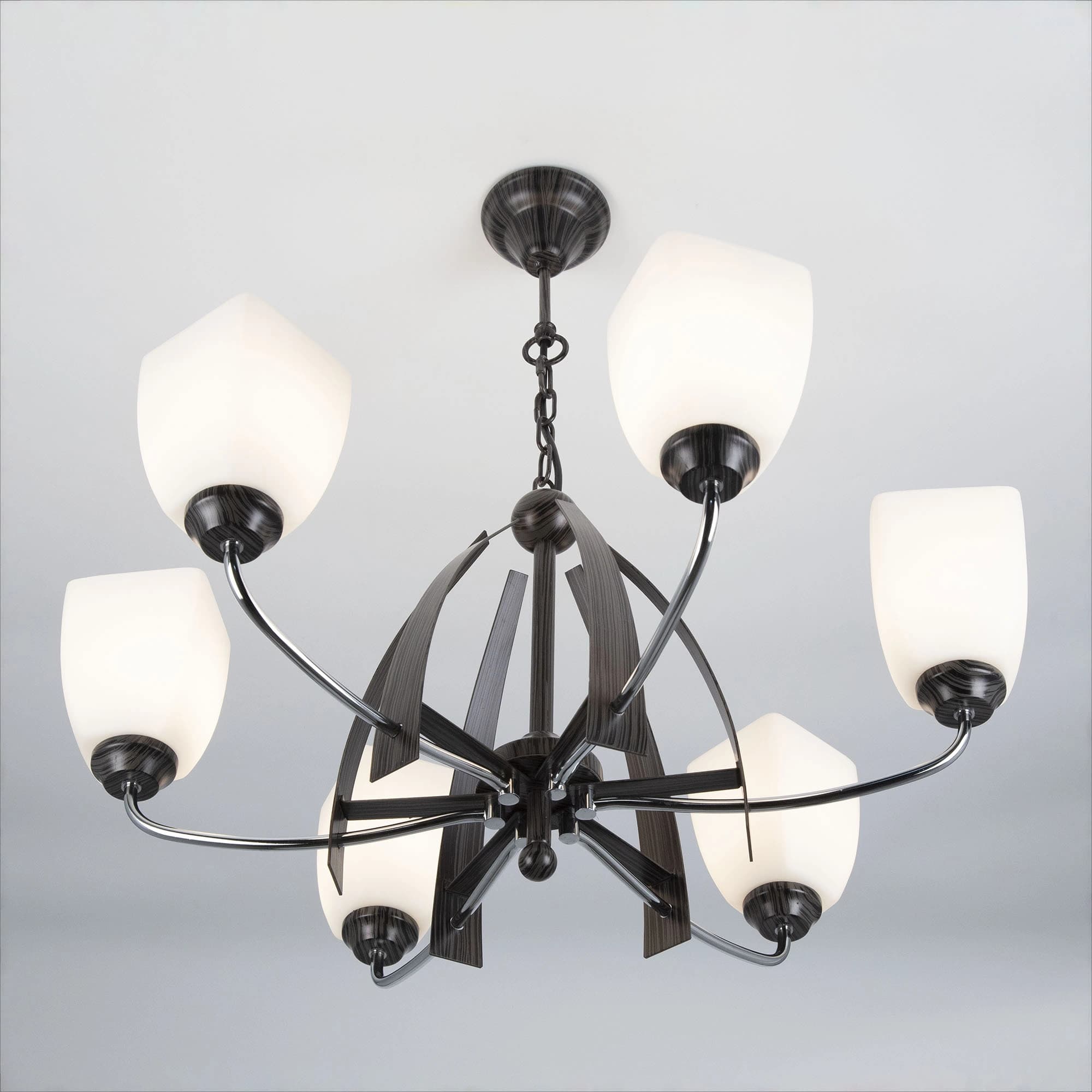 Citilux CL129161 Марго Хром+Венге Светильник Люстра — миниатюра 2