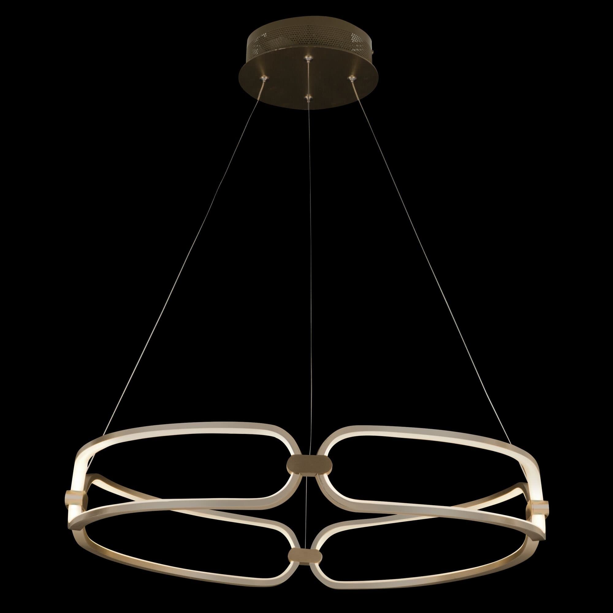 Maytoni Modern Chain Матовое Золото Подвесной светильник LED 50W 3500Лм MOD017PL-L50MG — миниатюра 2