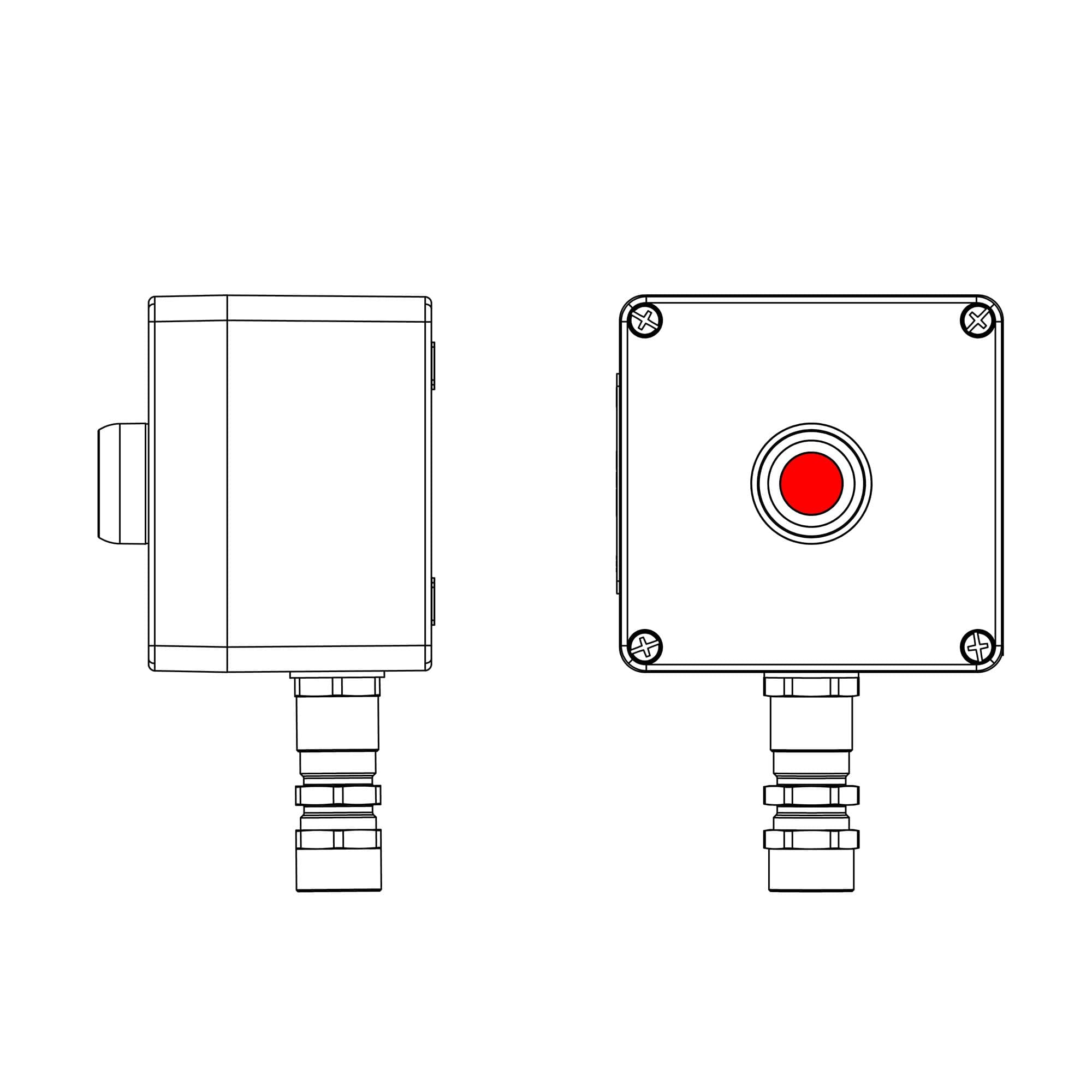 DKC CPE-P-03-(1xP1R(11))-1xKA2MHK(C)1Ex d e IIC Т5 Gb / Ex tb IIIC T95°C Db IP66 / КЗ / ШЗ