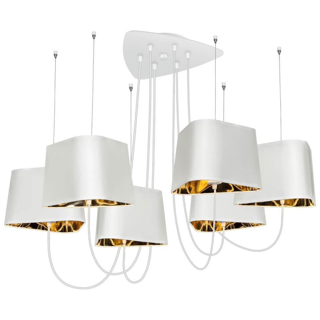 LOFT IT LOFT1167-6WH LOFT ITПодвесная люстра 6 х E27 max 40Вт LOFT1167-6WH, шт — миниатюра 1