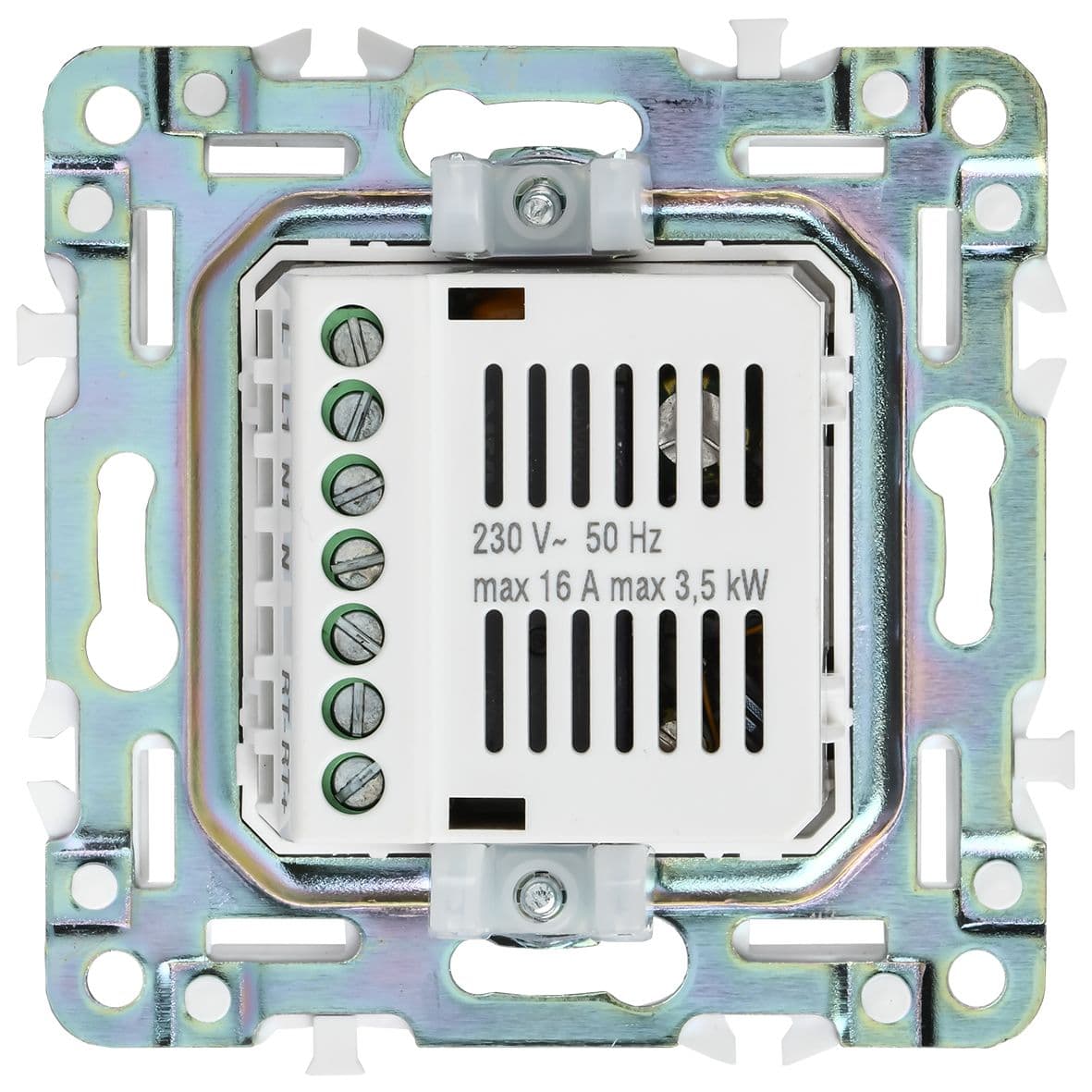IEK SKANDY Никель Термостат электронный с индикацией SK-T01N — миниатюра 5