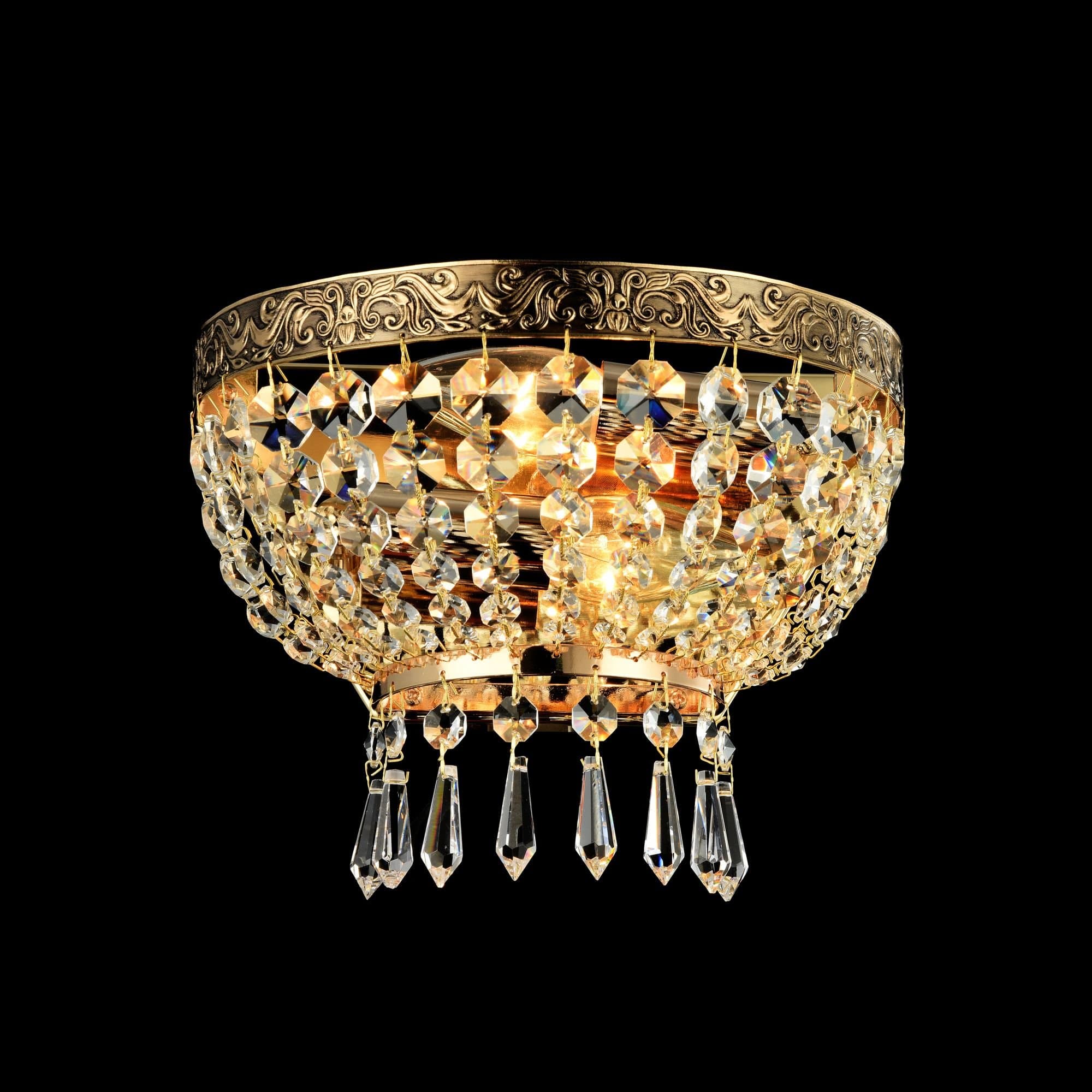 Maytoni Royal Classic Tiara Золото Антик Бра 2xE14 60W DIA500-WL-02-G — миниатюра 2