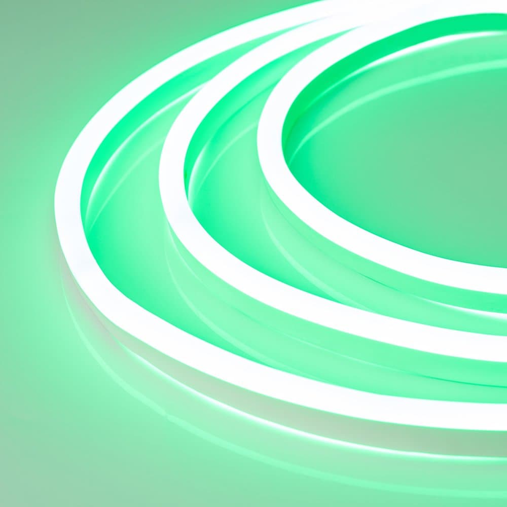 Arlight Гибкий неон ARL-NEON-1608GH-SIDE 24V Green (6 Вт/м, IP65) 030878 — миниатюра 1