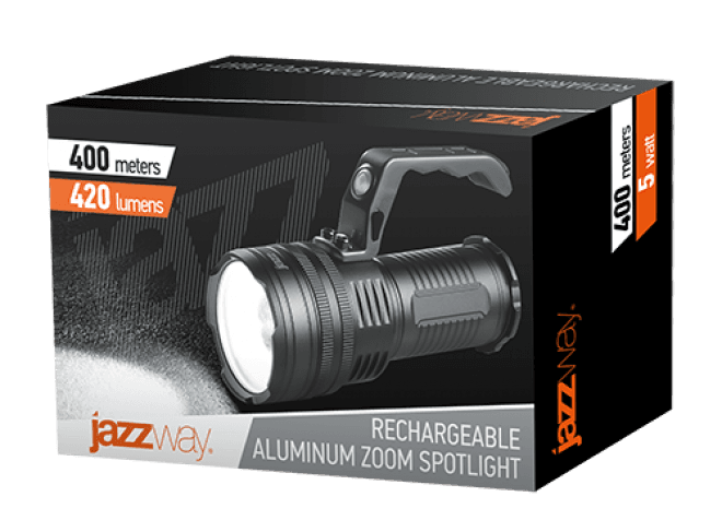 Jazzway Фонарь-прожектор Фонарь Alum3-L5W, Li-Ion .5007499 — миниатюра 2
