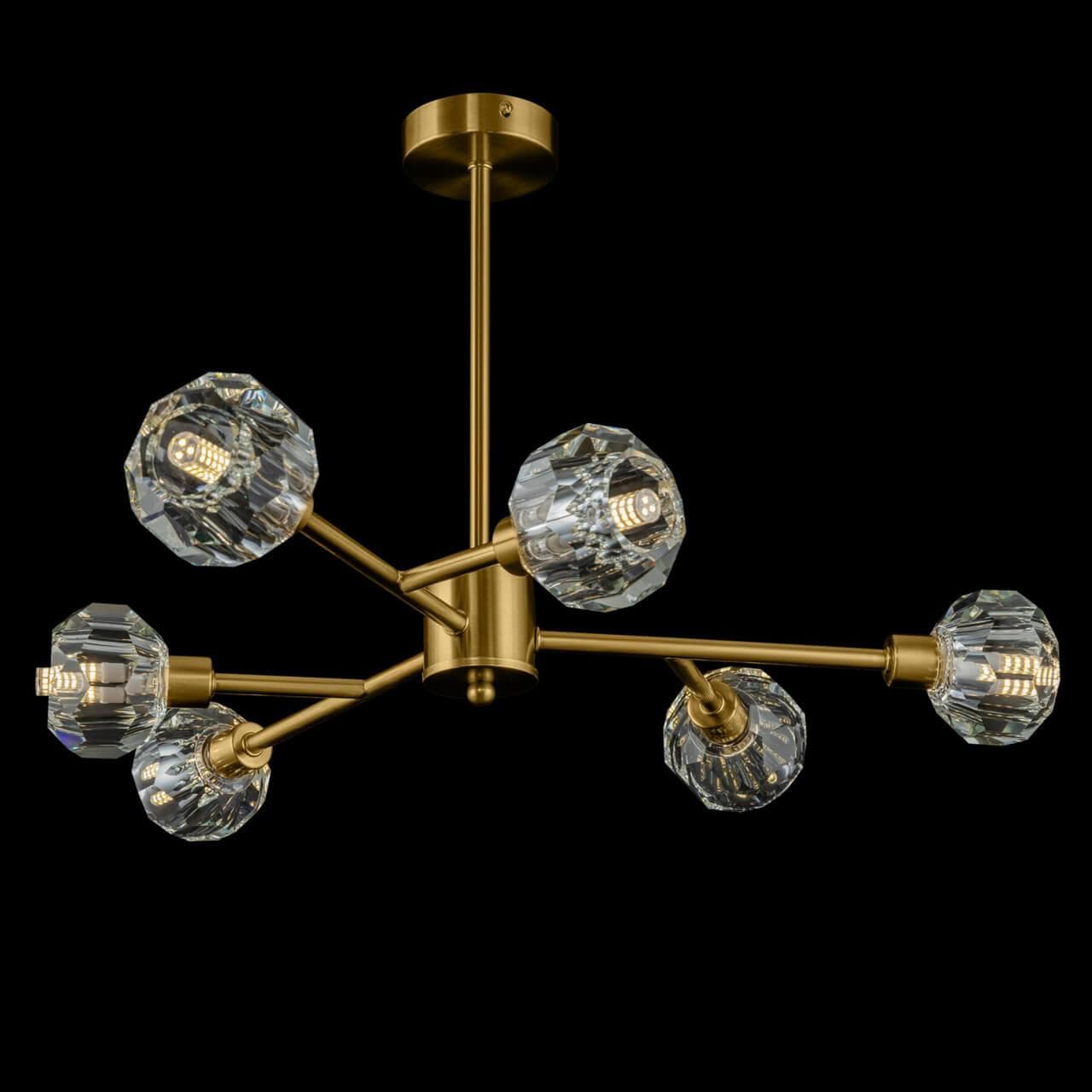 Freya Crystal Grace Золотая бронза Люстра FR5114PL-06BZ — миниатюра 7