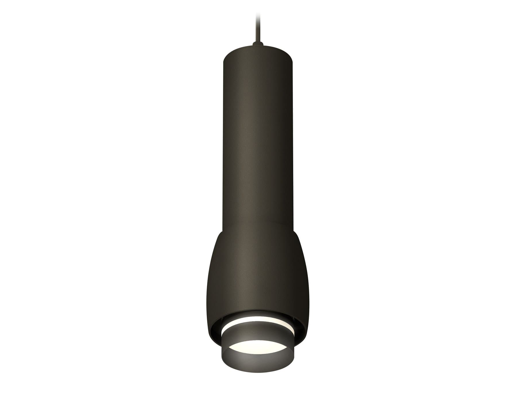 Ambrella Комплект подвесного светильника с акрилом XP1142012 SBK/FR черный песок/белый матовый MR16 GU5.3 (A2311, C7456, A2011, C1142, N7142) — миниатюра 1
