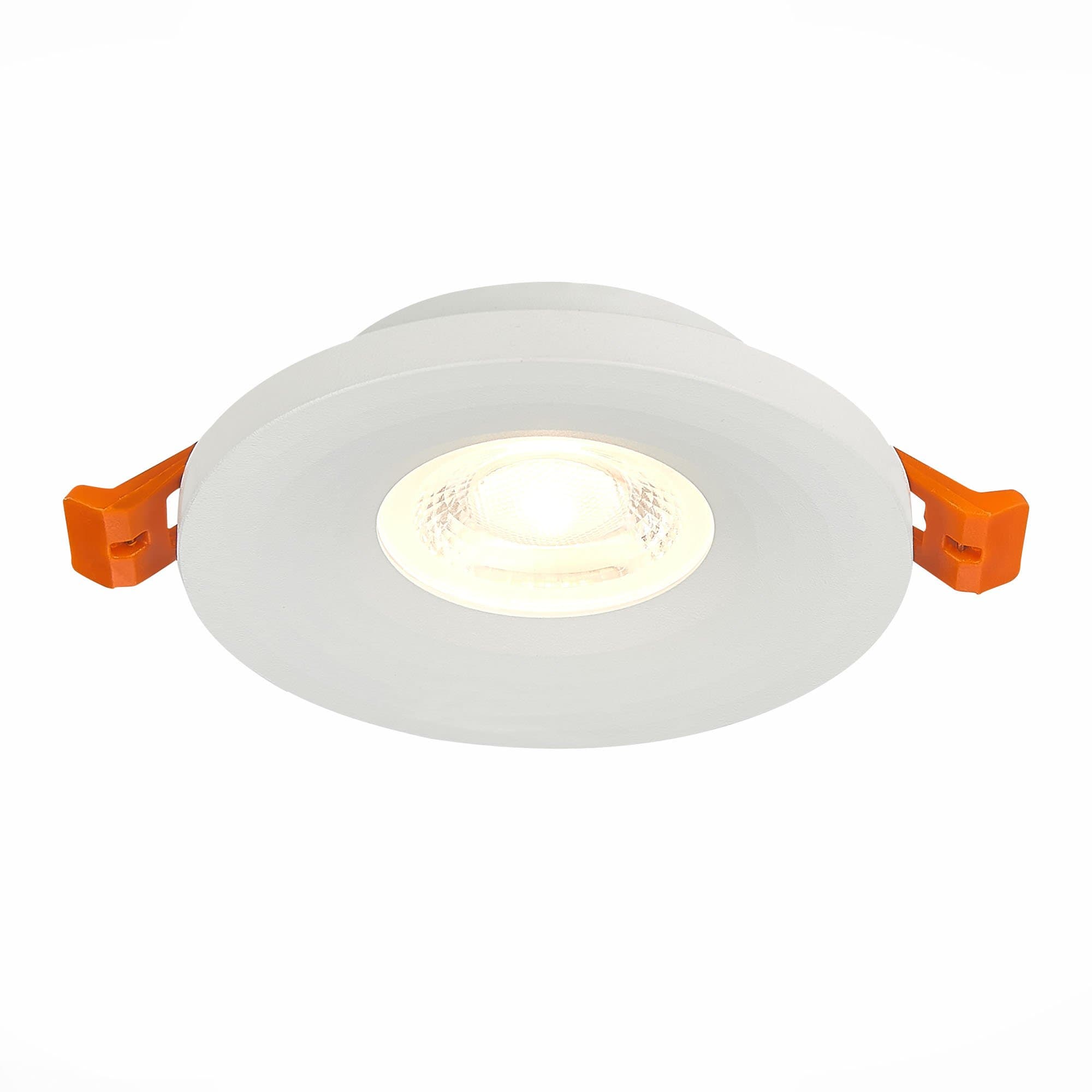 ST Luce ST205.508.01 Светильник встраиваемый Мат. белый GU10 1*50W D95xH27 220V Без ламп