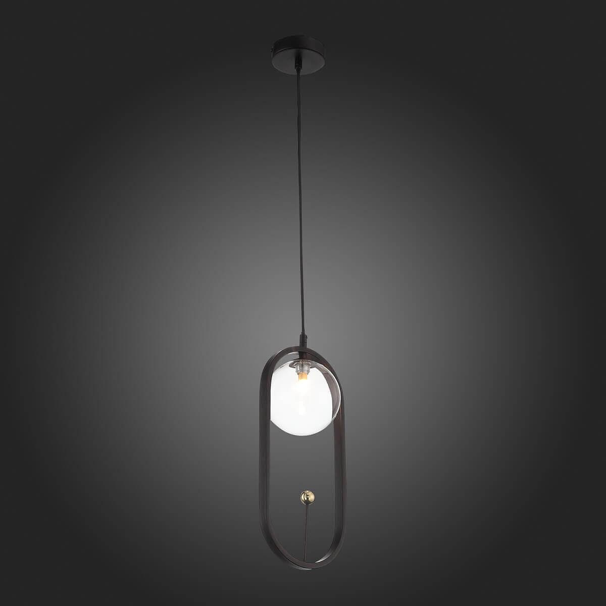 ST Luce SL1201.403.01 Подвес Черный/Прозрачный G9 1*28W — миниатюра 4