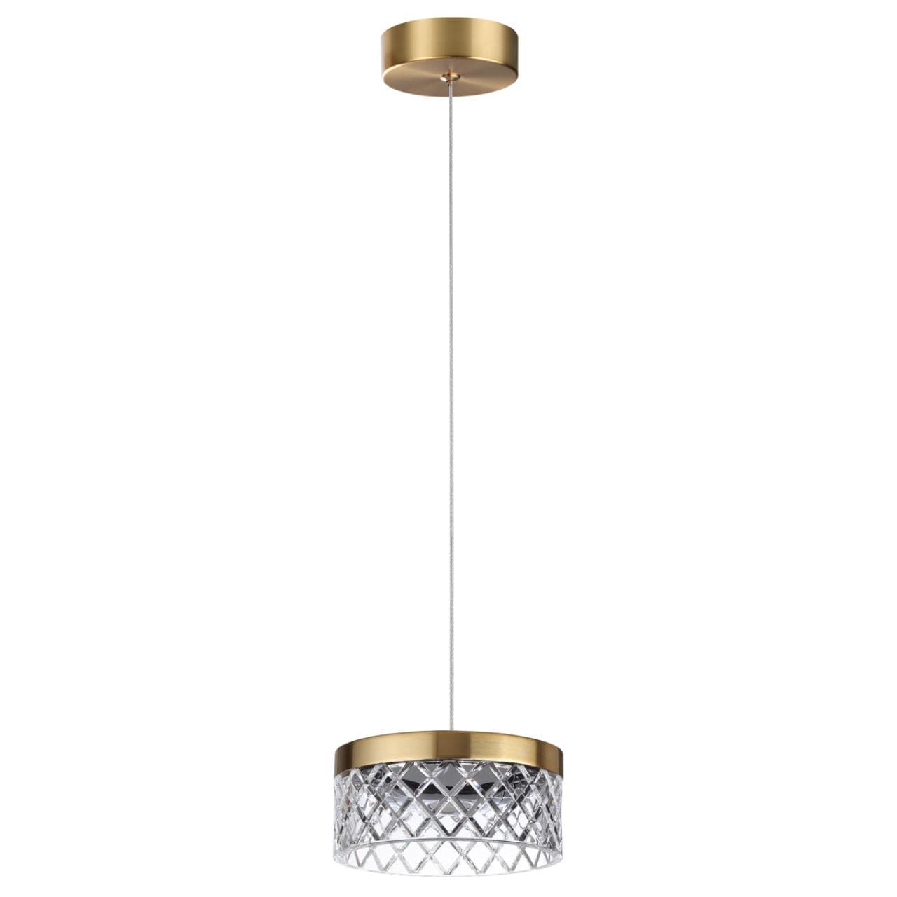 Odeon Light 5032/6L L-VISION ODL24 античн.бронза/металл/акрил Подвес LED 6W 4000K 497лм FIVRE