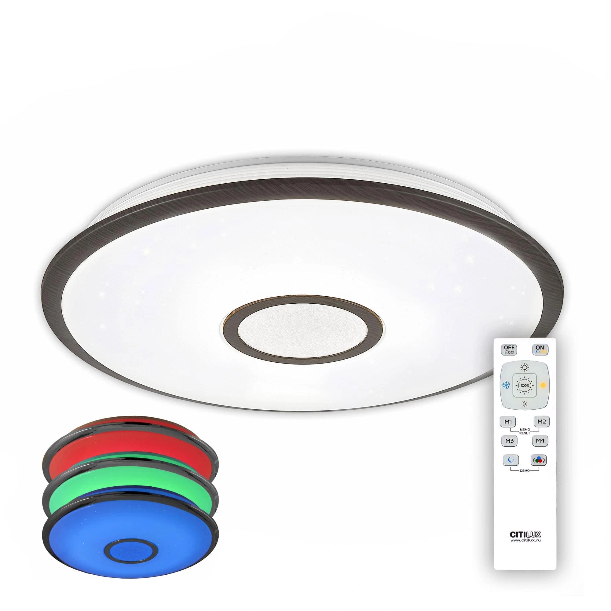 Citilux CL70365RGB СтарЛайт Венге LED Светильник с пультом — миниатюра 1