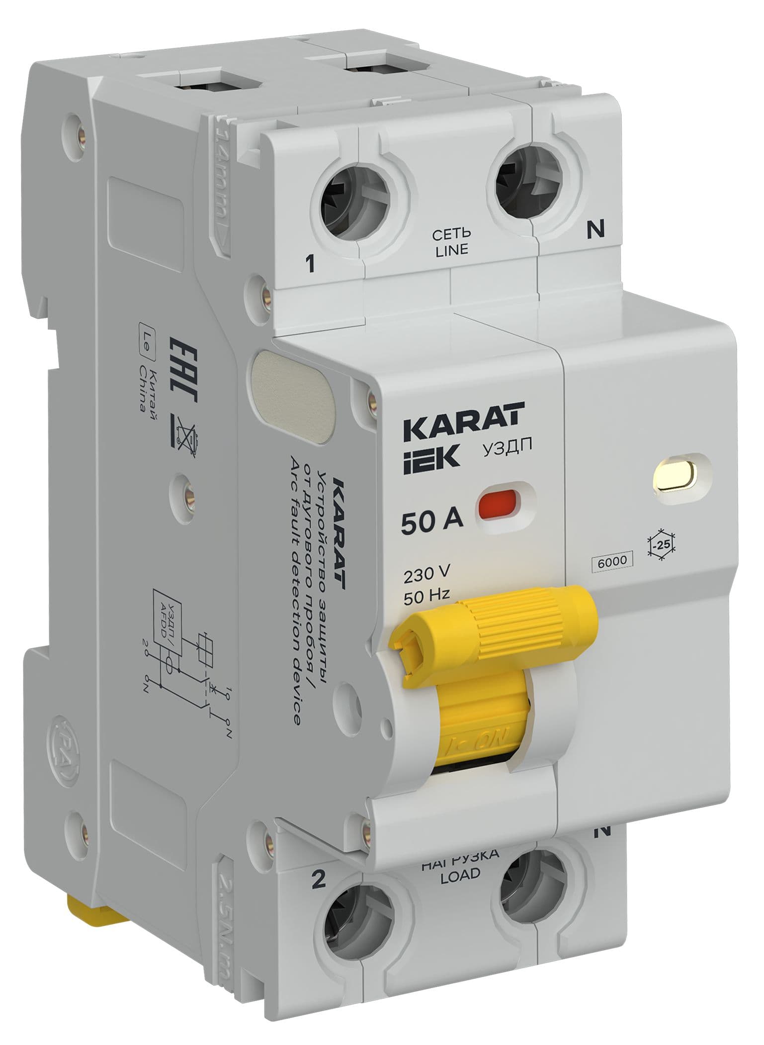 IEK KARAT УЗДП 1P+N 50A