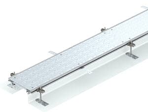 OBO Bettermann Секция кабель-канала OKA-G глухая 2400x200x40–140 мм (сталь) 7424000 — миниатюра 2