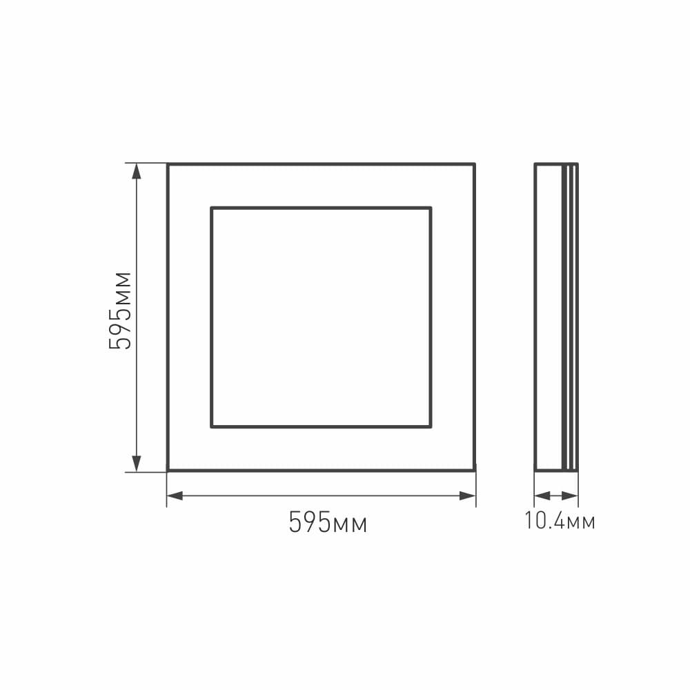 Arlight Панель IM-600x600A-40W White (IP40 Металл, 3 года) 023144(1) — миниатюра 5