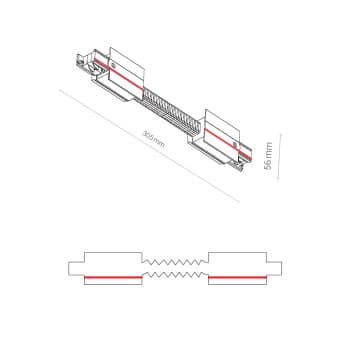 Nowodvorski Коннектор прямой гибкийi Ctls Power 8676