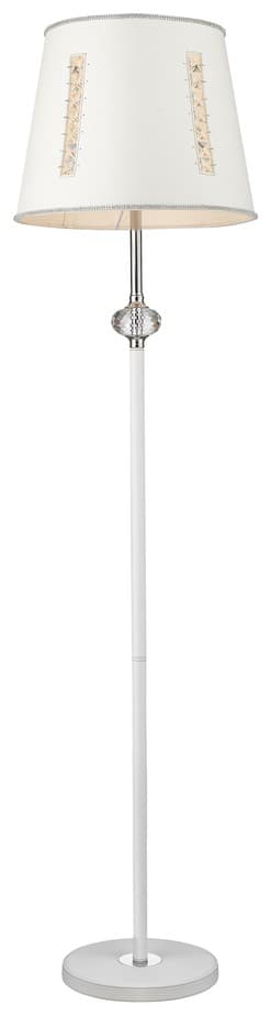 Wertmark WE392.01.005 Торшер Белый/Белый, Прозрачный E27 1*40W