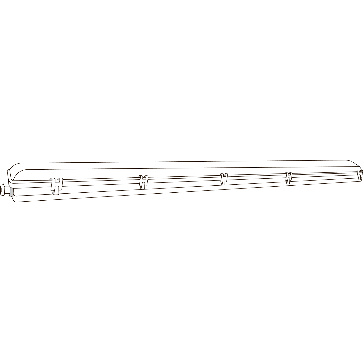 Gauss Светильник линейный СПП-Т8-G13 INDUSTRY 220-230V IP65 1260*70*61мм для LED ламп 1х1200мм 909410112 — миниатюра 7