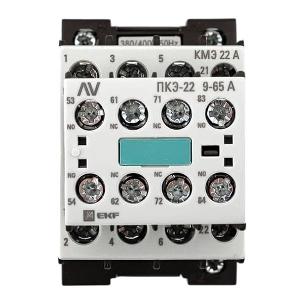 EKF Комплект КМЭ 22А 1NC 400В АС с дополнительными контактами 2НО+2НЗ AVERES — миниатюра 3