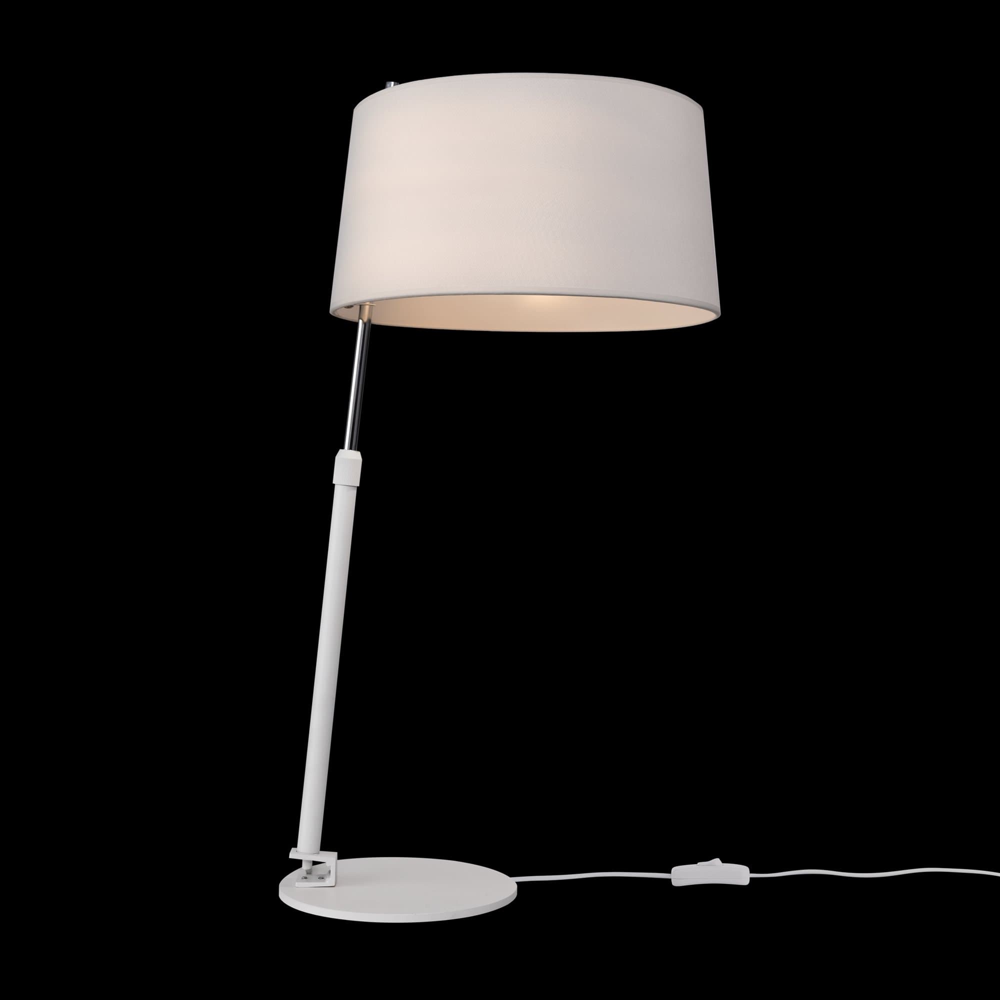 Maytoni Modern Bergamo Белый и Хром Настольная лампа 1xE27 60W MOD613TL-01W — миниатюра 7