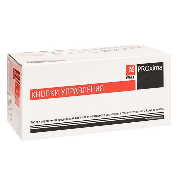 EKF PROxima Исполнительный механизм кнопки XB4 "Грибок" красный с фиксацией без подсветки — миниатюра 2
