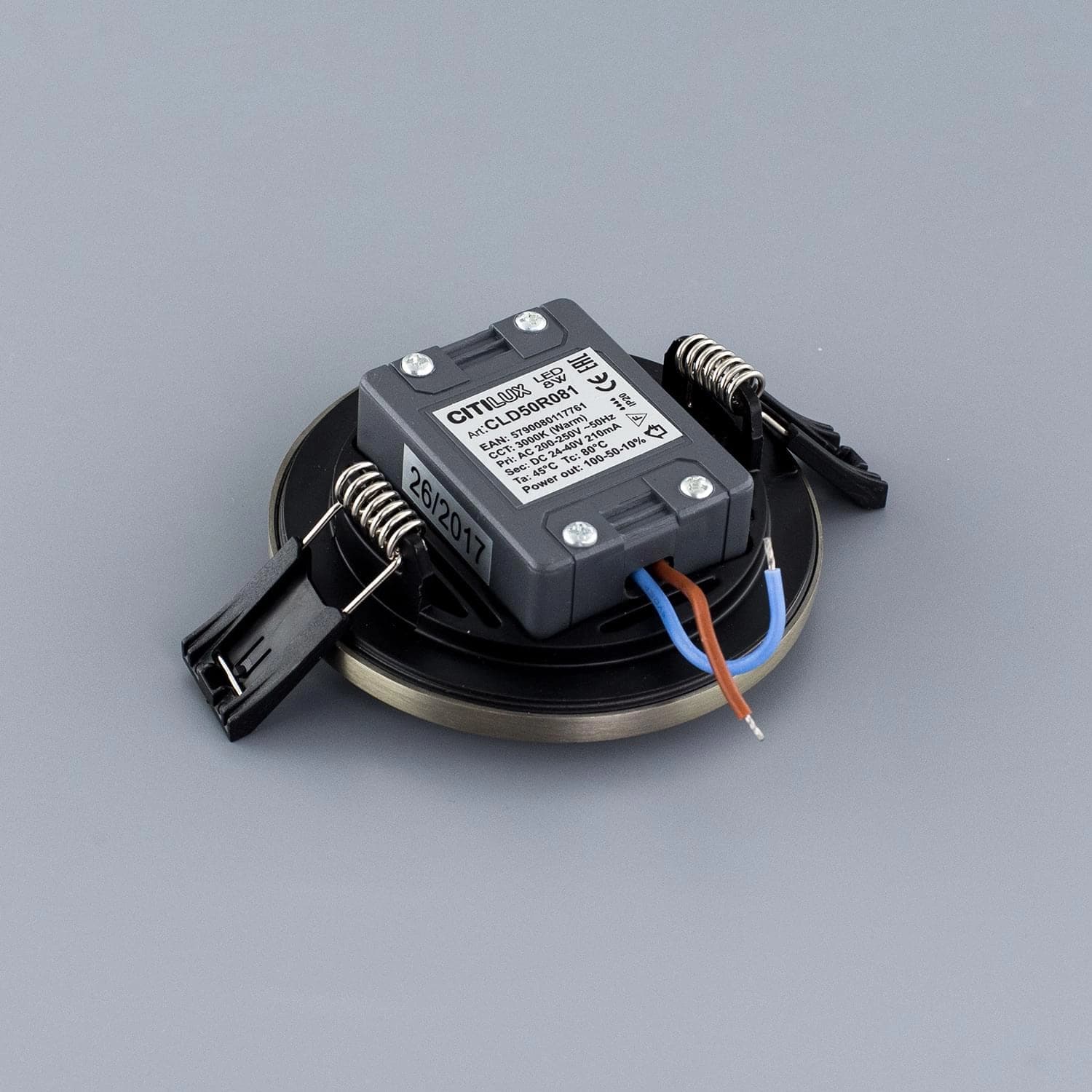 Citilux CLD50R081 Омега Хром Мат Светильник Встр 8W*3000K — миниатюра 3