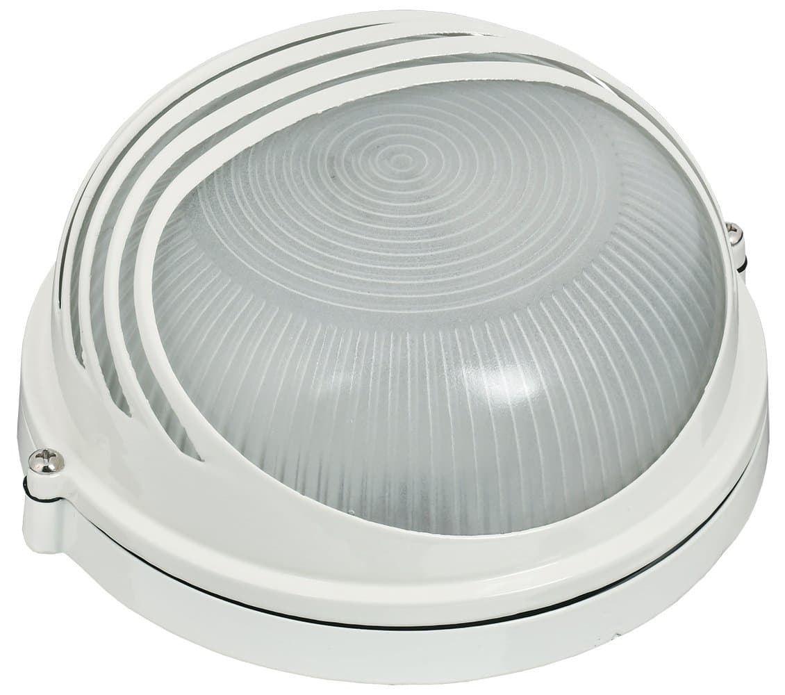 IEK Светильник НПП1307 белый/круг ресничка 60Вт IP54 — миниатюра 1