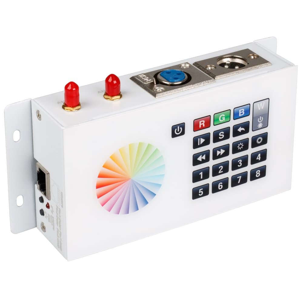 Arlight Контроллер DMX SR-2816WI White (12V, WiFi, 8 зон) (IP20 Металл, 3 года) 019456