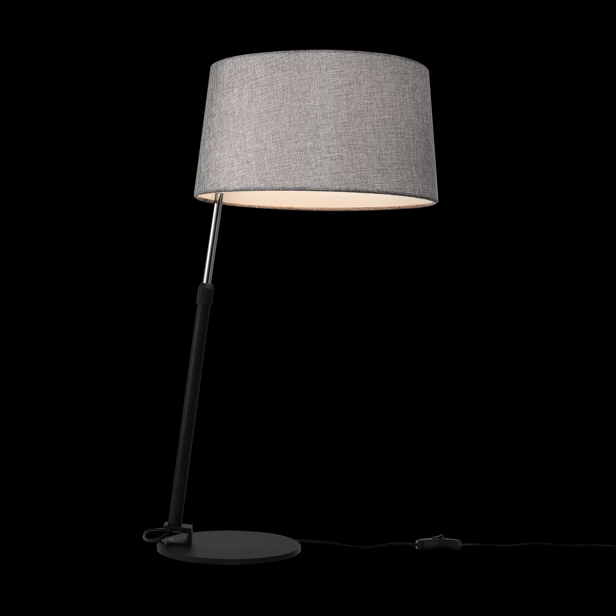 Maytoni Modern Bergamo Черный и Хром Настольная лампа 1xE27 60W MOD613TL-01B — миниатюра 7