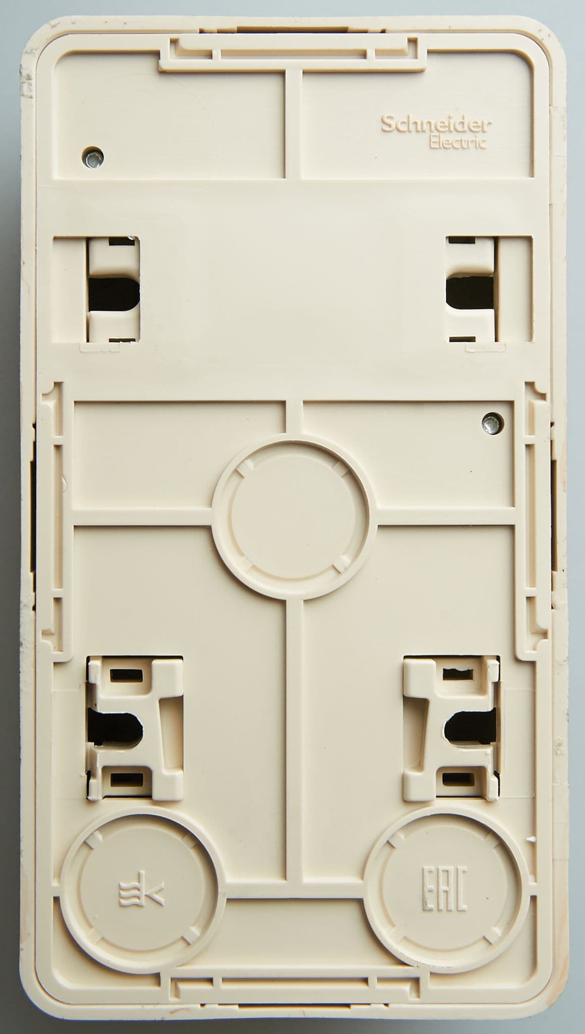 Systeme Electric Этюд наруж Сосна Блок: Розетка б/з + выключатель 2-клавишный — миниатюра 2