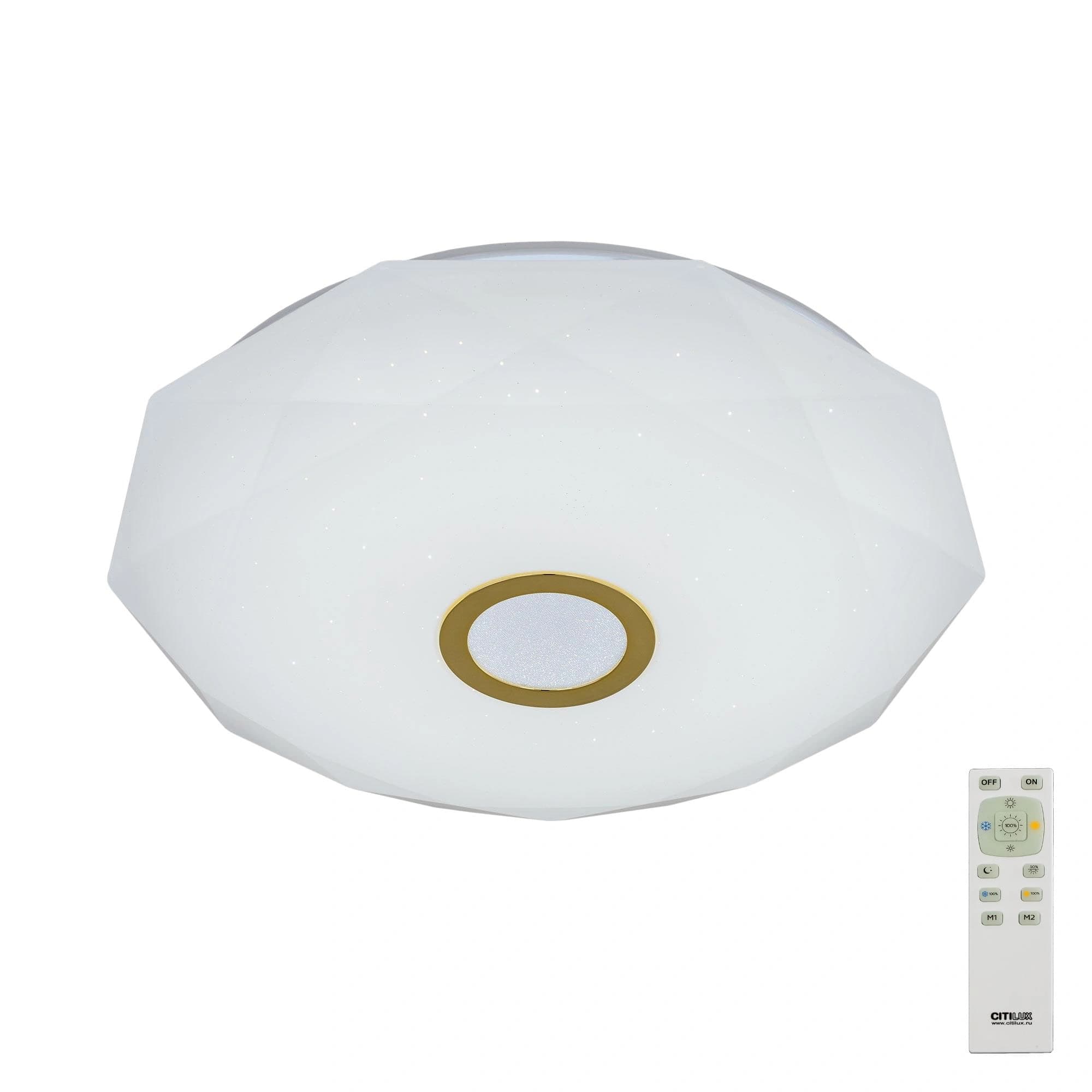 Citilux CL71362R Диамант Золото LED Светильник с пультом