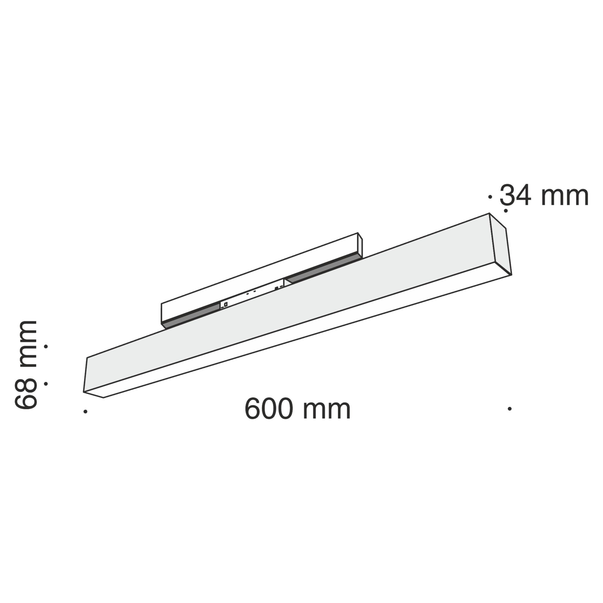 Maytoni Magnetic track system Track lamps Черный Светильник трековый TR012-2-20W4K-B — миниатюра 6