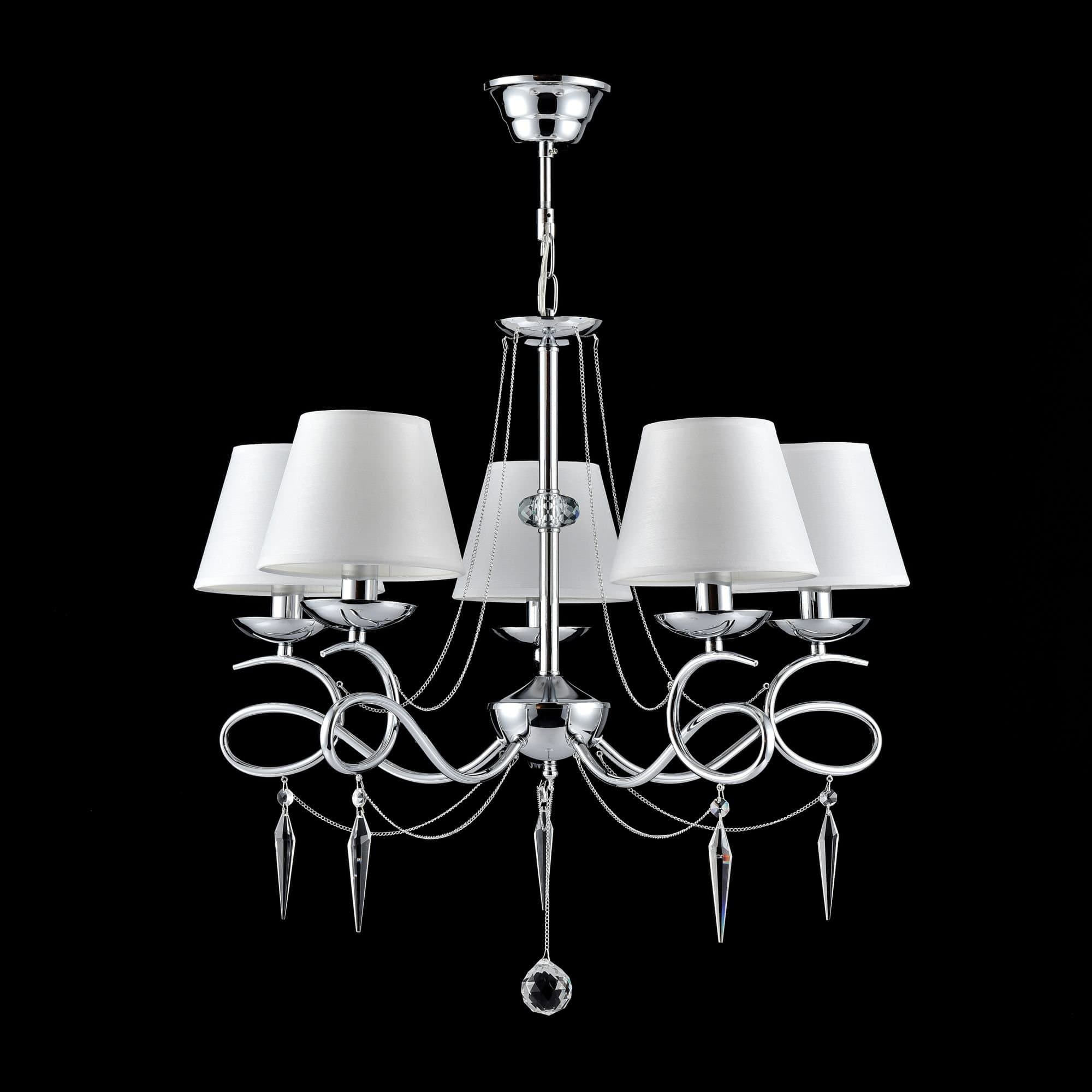 Freya Classic Haley Хром Люстра E14 40W FR2909-PL-05-CH — миниатюра 5