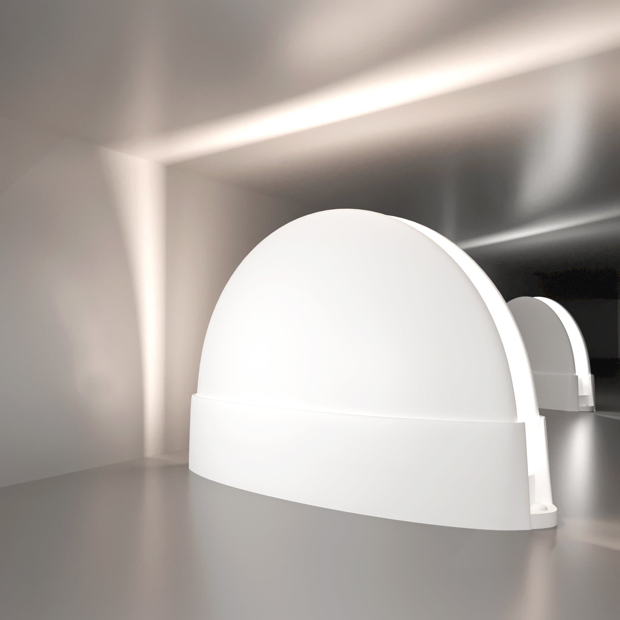Elektrostandard 1630 TECHNO LED Светильник садово-парковый со светодиодами белый a049994