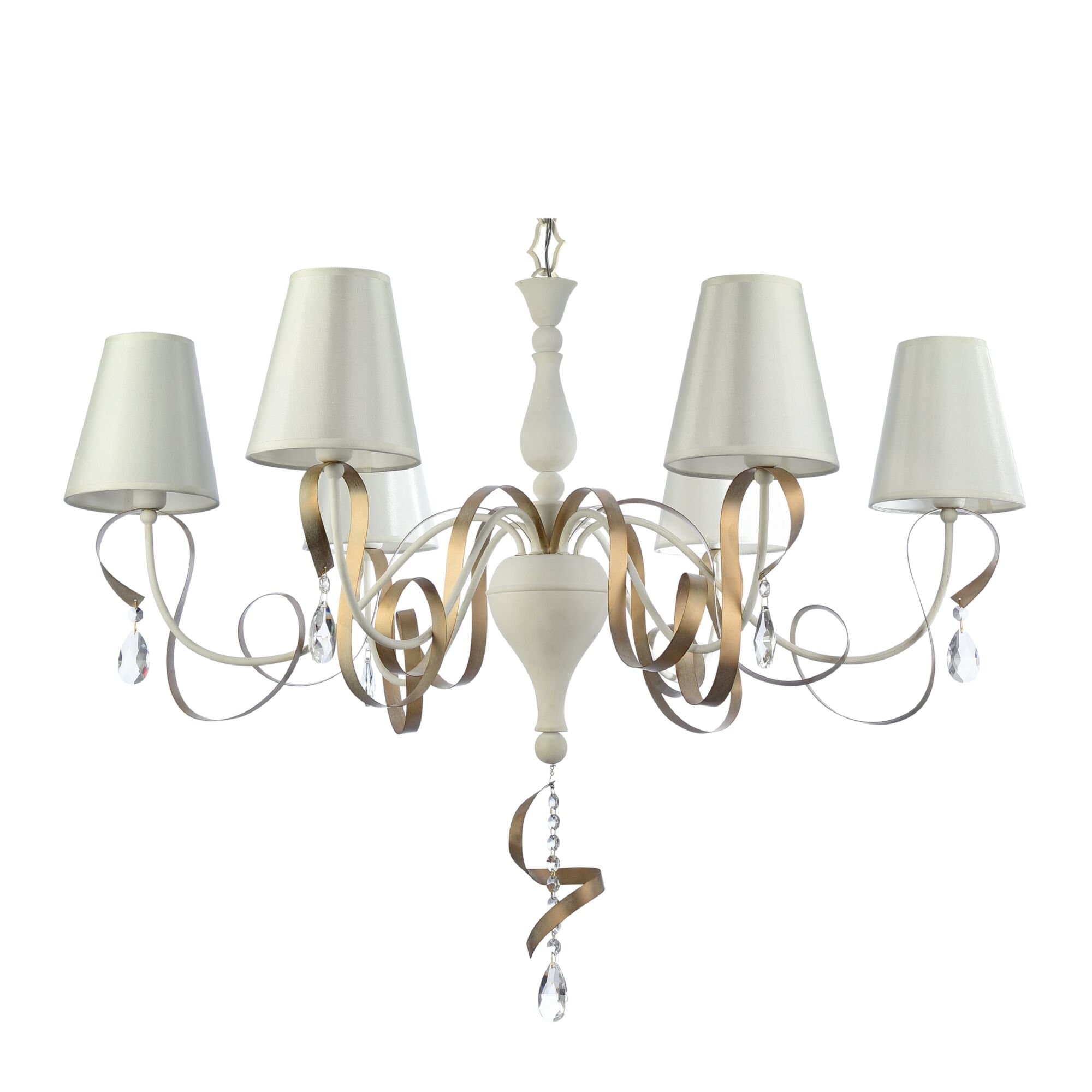 Maytoni Elegant Intreccio Белый с Золотом Люстра 6xE14 40W ARM010-06-W — миниатюра 4