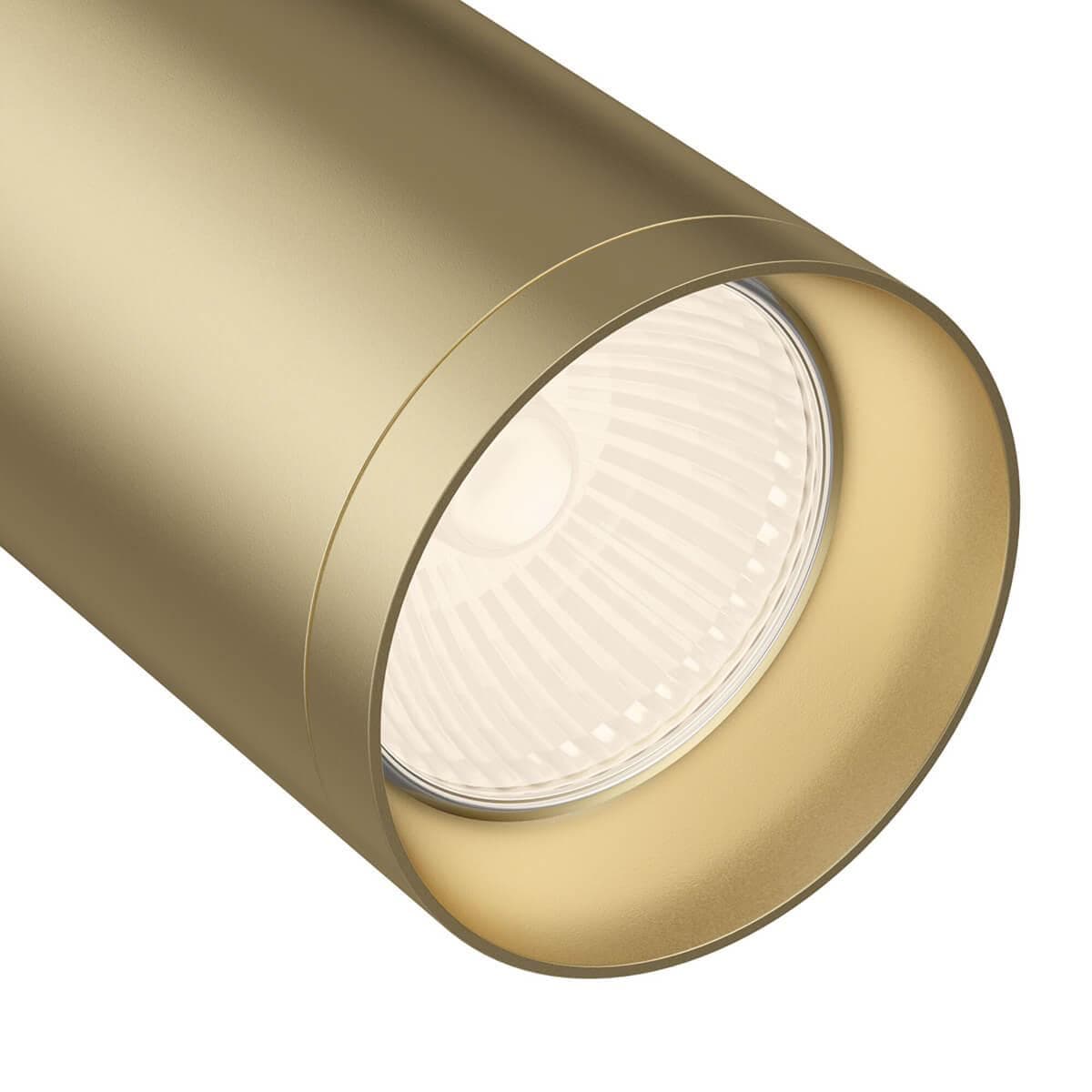 Maytoni Single phase track system Матовое Золото Светильник трековый TR004-1-GU10-MG — миниатюра 10