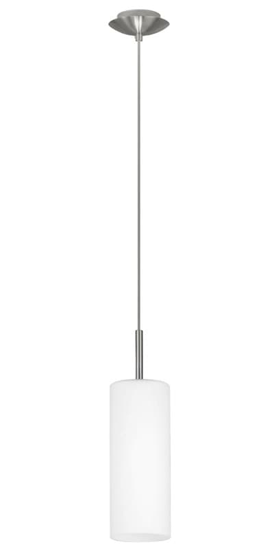 Eglo Подвес TROY 3, 1X60W (E27), никель/белый 85977