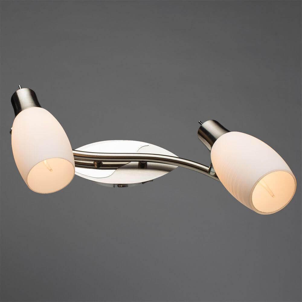 Arte Lamp Volare Серебро/Белый Спот 2x40W 2xE14 A4590AP-2SS — миниатюра 6