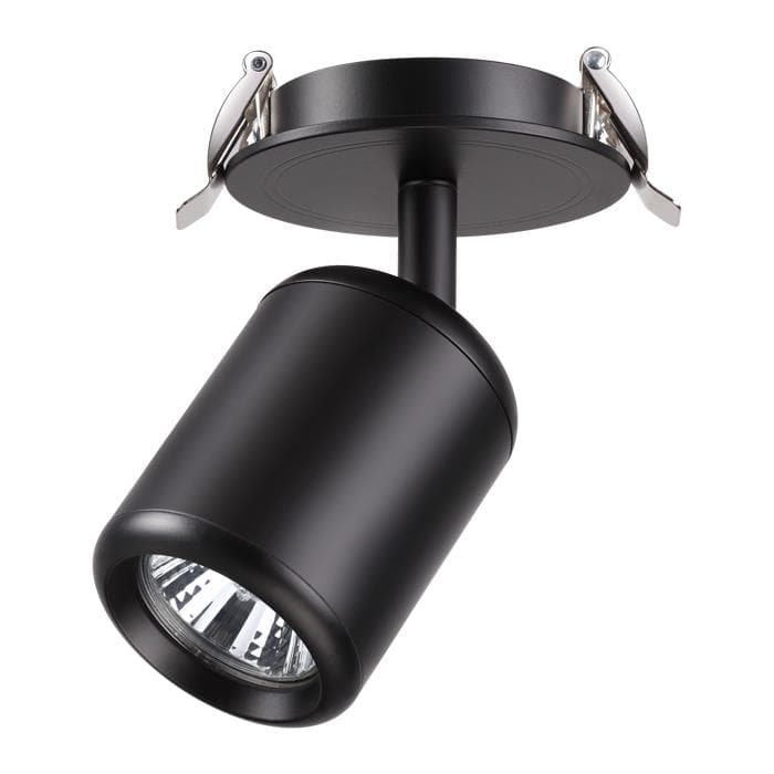 Novotech 370451 NT19 102 черный Встраиваемый светильник IP20 GU10 50W 220V PIPE