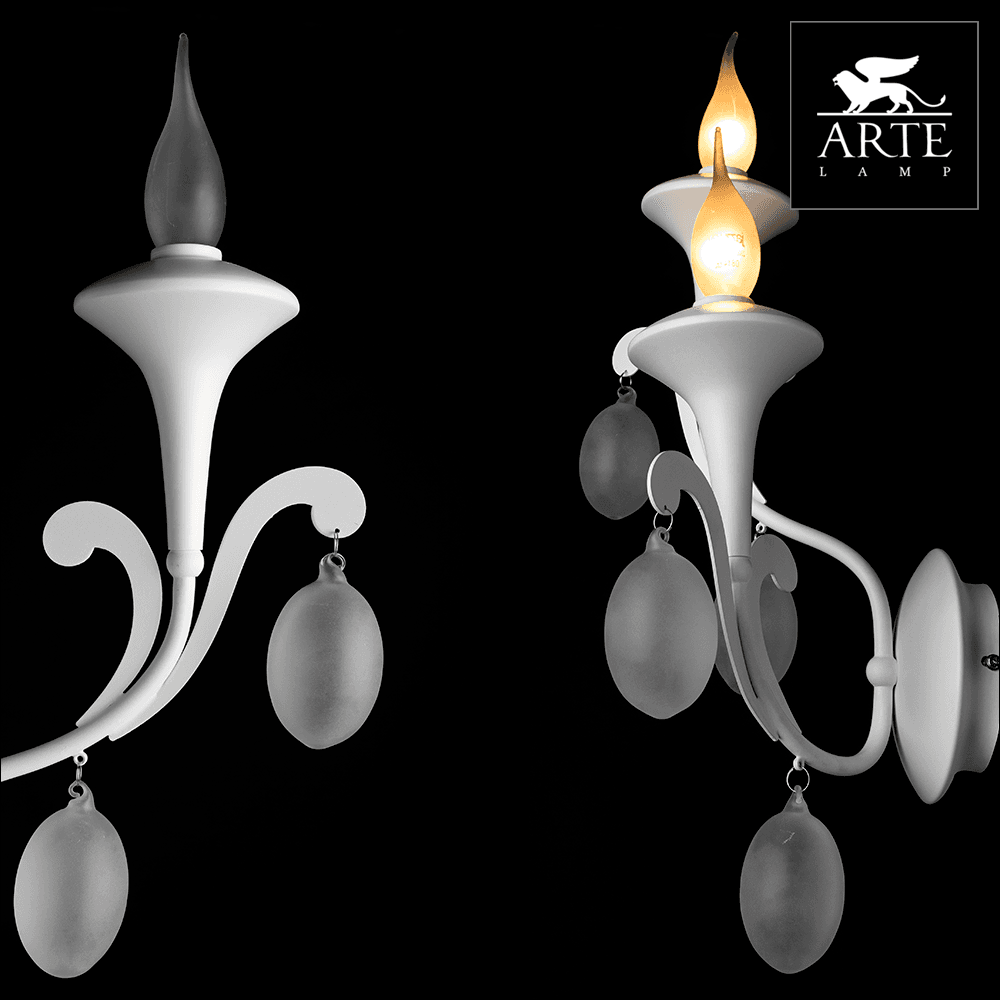 Arte Lamp Montmartre Белый Бра 40W E14 A3239AP-2WH — миниатюра 3