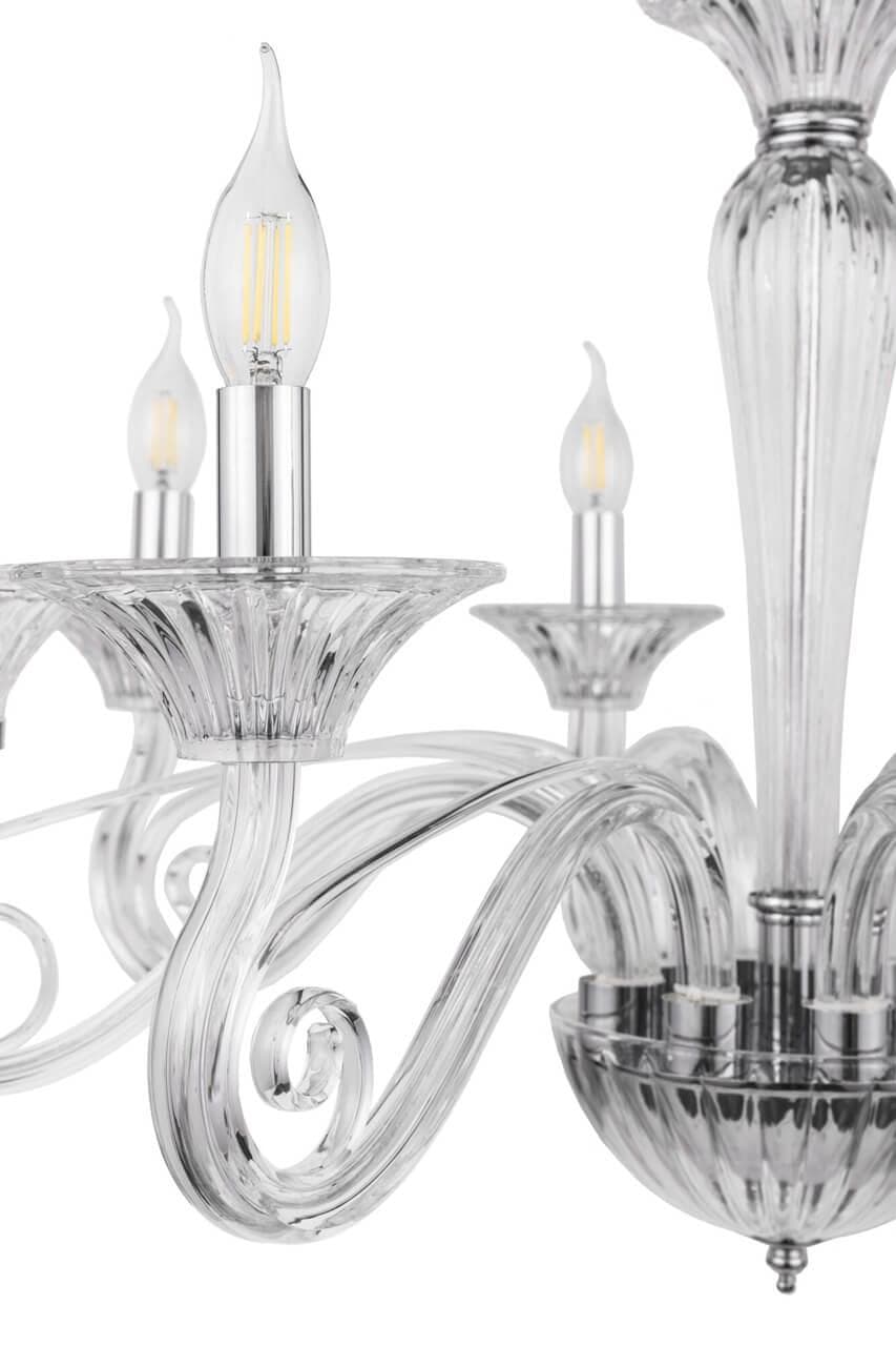 Maytoni Neoclassic Acqua Прозрачный Люстра E14 40W DIA010PL-08TR — миниатюра 8
