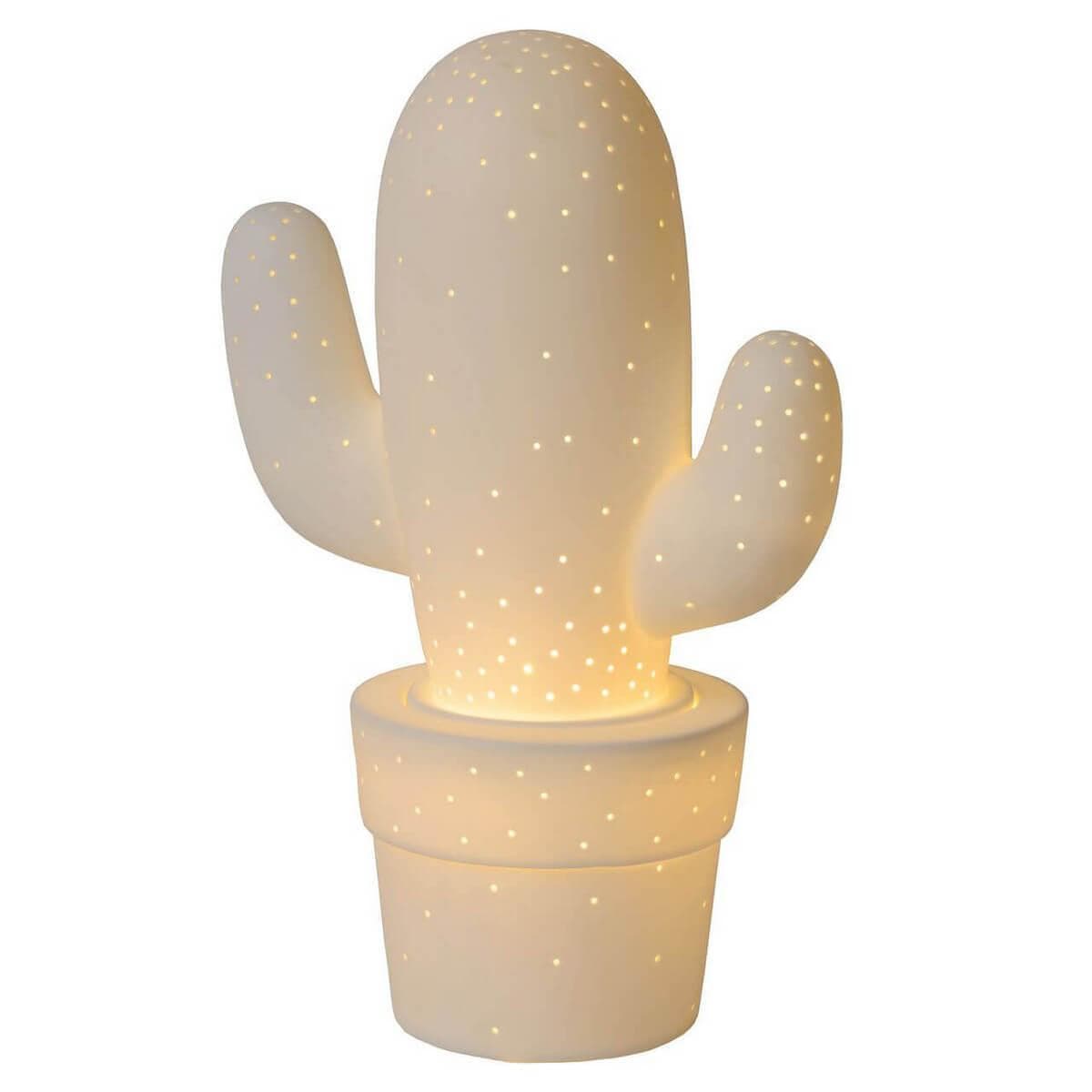 Lucide Cactus Керамика Настольная лампа  E14 40 13513/01/31 — миниатюра 1