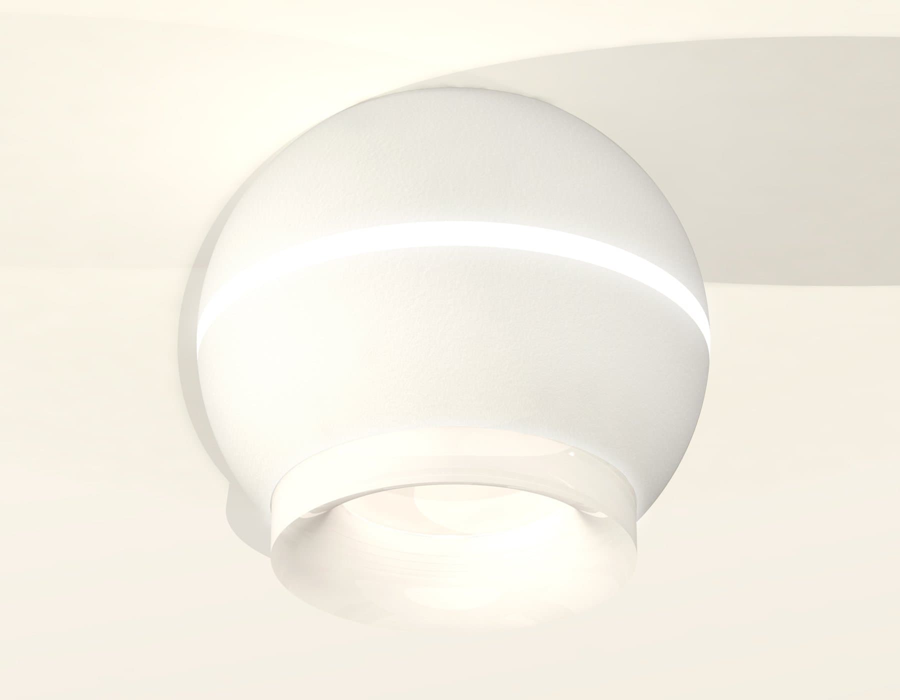 Ambrella Комплект накладного светильника XS1101041 SWH/FR белый песок/белый матовый MR16 GU5.3 LED 3W 4200K (C1101, N7165) — миниатюра 2