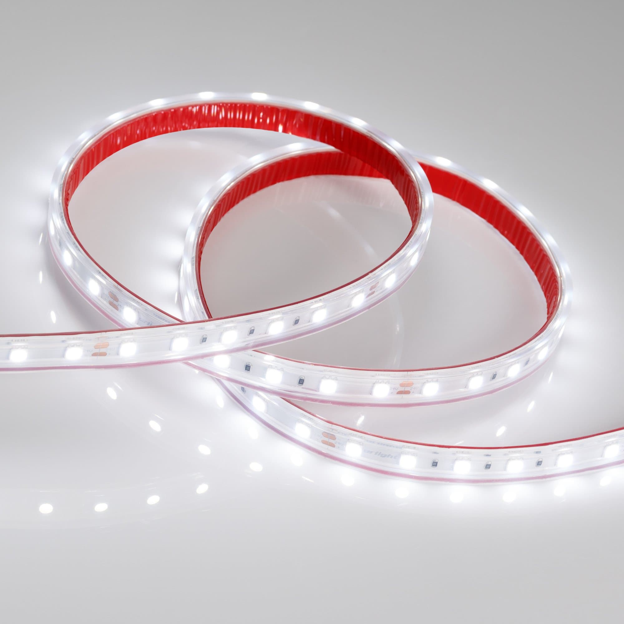 Arlight Светодиодная лента RTW 2-5000PS 24V White6000 2x (5060, 300 LED, LUX) (14.4 Вт/м, IP67) 021399 — миниатюра 3