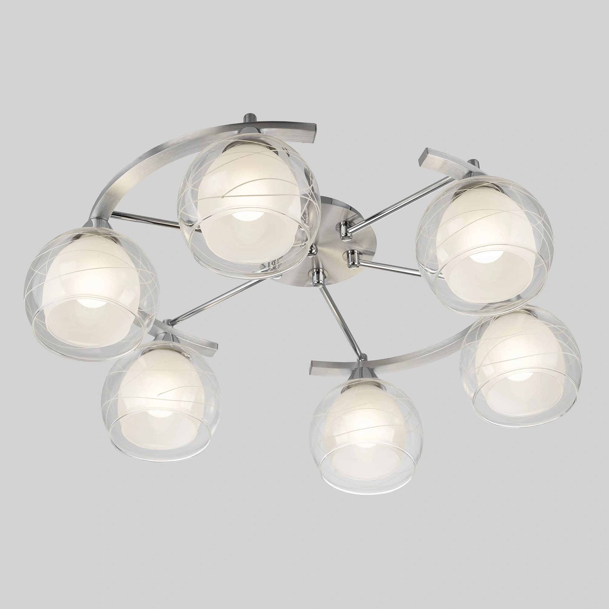 Citilux CL157162 Буги Алюм+Хром Светильник Люстра — миниатюра 5
