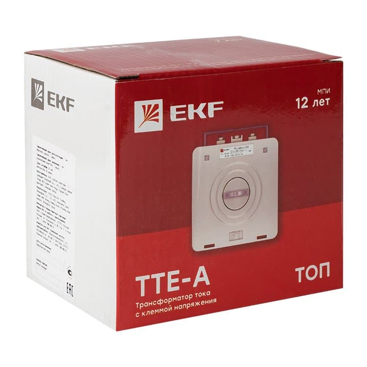 EKF PROxima Трансформатор тока ТТЕ-A-750/5А с клеммой напряжения класс точности 0,5 — миниатюра 3