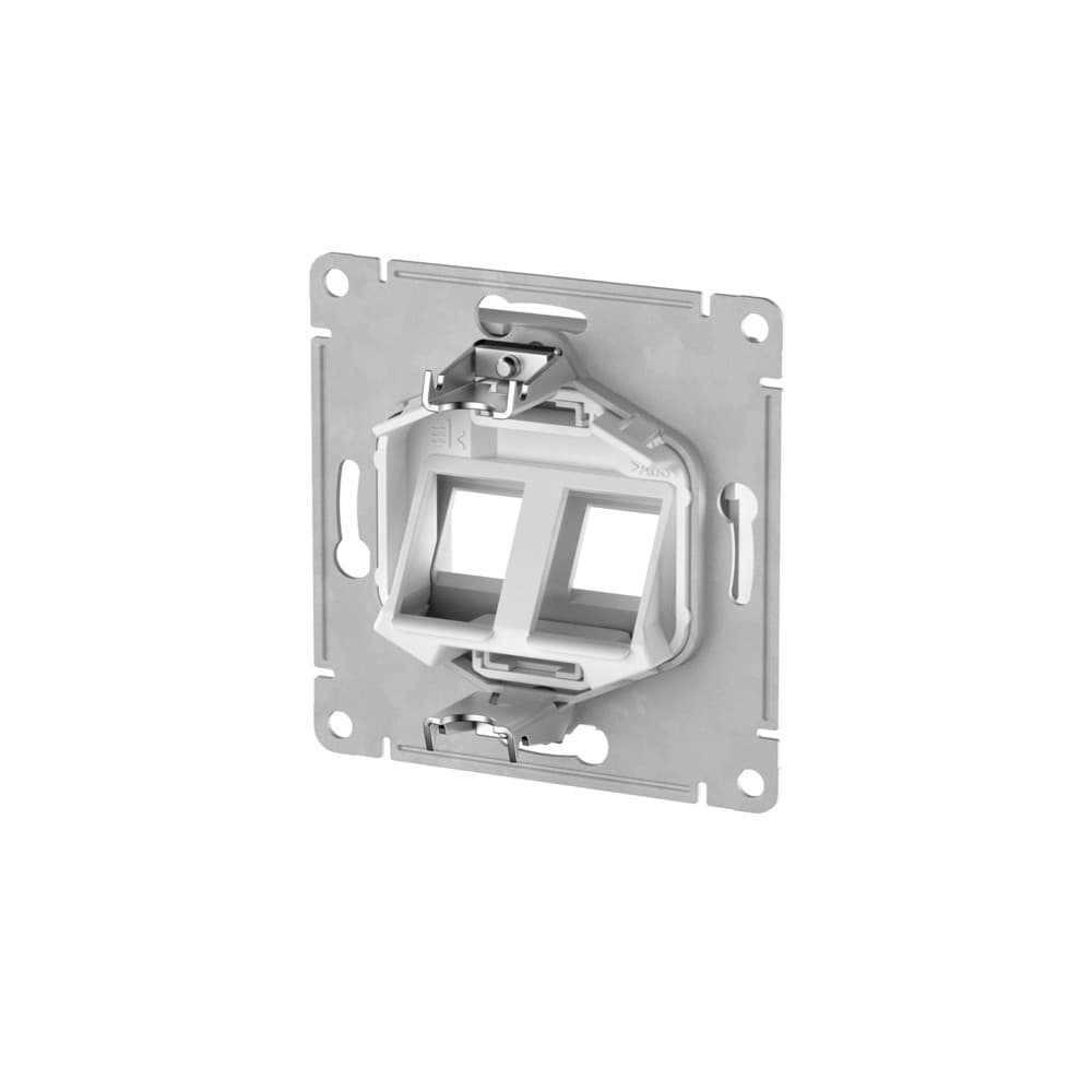 Systeme Electric AtlasDesign Бежевый Накладка двойная для информационных функций типа Keystone — миниатюра 3